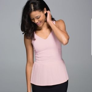 LULULEMON CITY TANK PINK SIZE 4